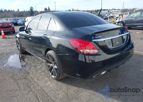 2017 Mercedes-Benz C 300 Sport 4Matic from USA, damaged, VIN 55SWF4KBXHU182221